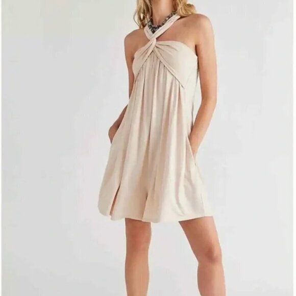 Free People Beach Redondo Romper in White Size X-Small - Picture 9 of 9